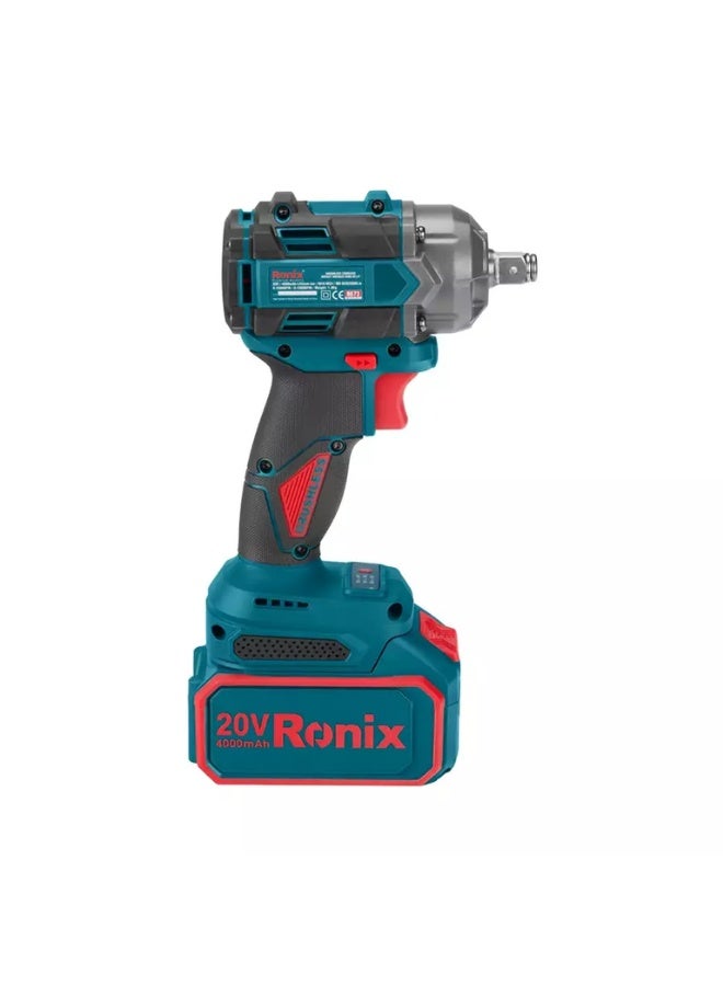 RONIX Brushless Cordless Impact Wrench ,  20V 1/2 inch-500N.m - Image 2